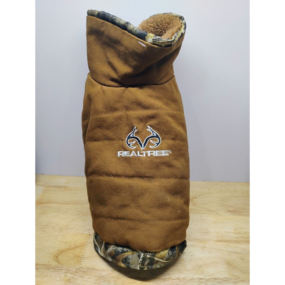 Realtree Camo Brown Small Dog Coat Dallas Manufacturing Company Camouflage